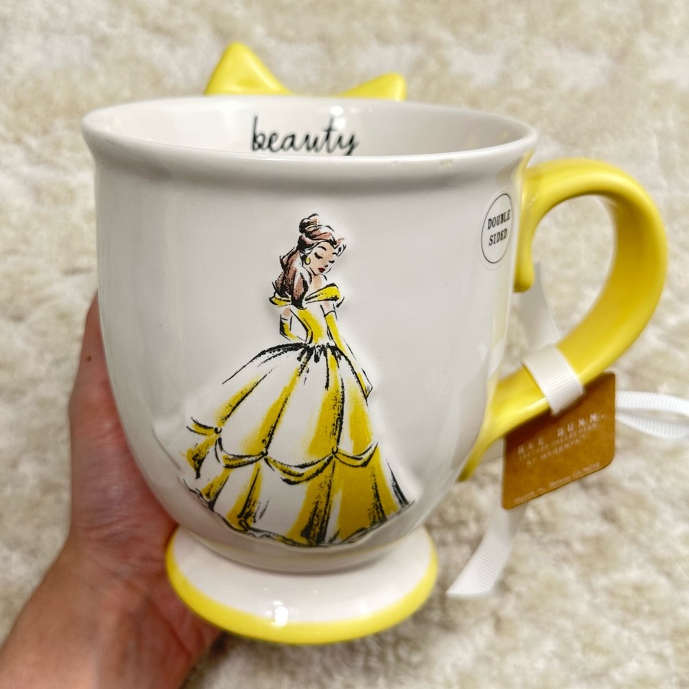 Rae Dunn Disney Princess Belle Mug